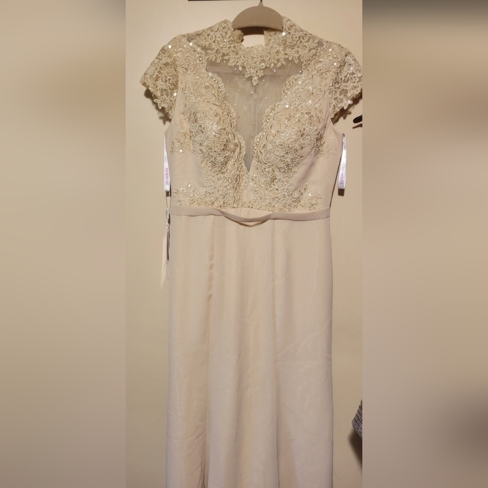 Jj"s house gown size 12, Bust 38 Waist 31.Champagne color. - Picture 3 of 12